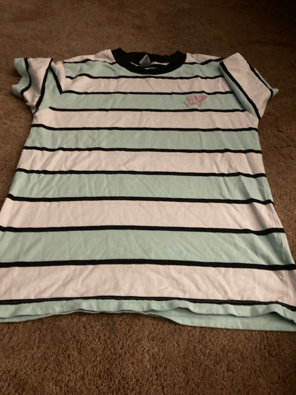 Striped Short Sleeve donut shirt